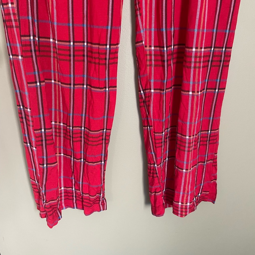 Tommy John Red Plaid Lounge Pants - Picture 3 of 8